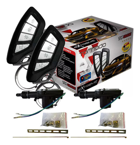 Alarma Auto Extreme Tornado Carros Combo Con 2 Actuadores