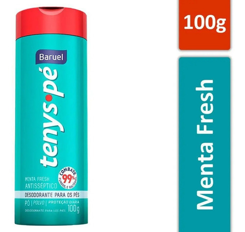 Desodorante Baruel Tenys Pé Menta Fresh 100 G