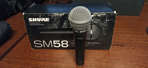 Microfone Shure Sm58-lc - Original - Com Fio - (gratis Cabo)