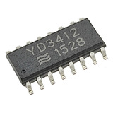 Circuito Integrado Amplificador Audio Sop-16 Yd3412