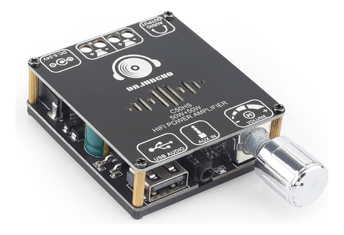 Placa Amplificadora De Audio Bluetooth De 50 W+50 W/chip Tpa