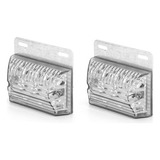 Juego De Faros Led Laterales Camion 24v - Blanco Poli 26263