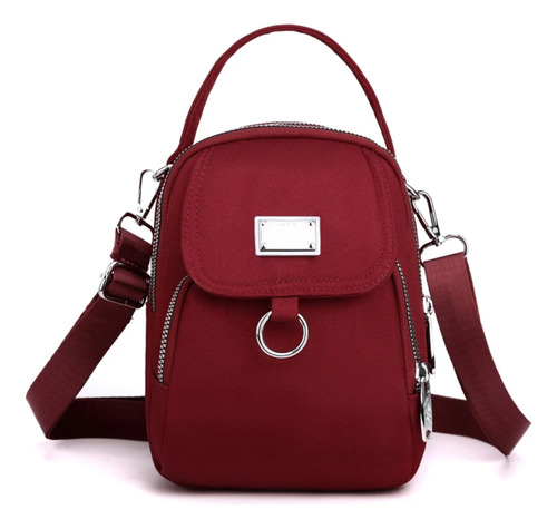 Bolsa Feminina Crossbody Porta Celular 3 Compartimentos