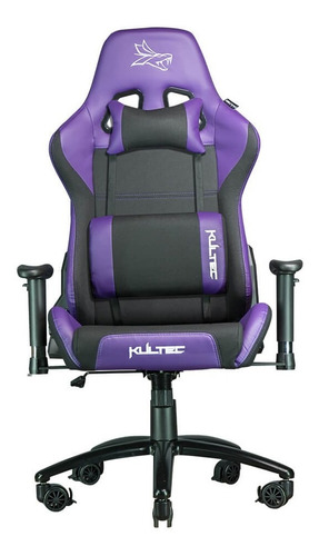 Silla Gamer Kultec X2 Series Vini Piel Tricapa Xl Morado