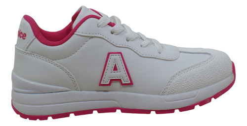 Zapatilla Addnice Los Angeles Cordon Blanco/rosa 31-37 Niño 