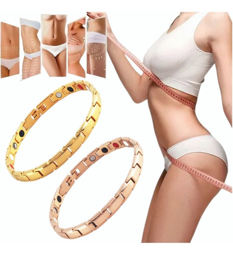 Pulsera De Salud Terapia Magnética Desmontable Mujer Moda