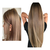 Extensiónes De Cabello Seminatural Rubio Cenizo Largas