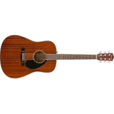 Guitarra Acustica Fender Cd60s Tapa Solida Caoba Aros Fondo