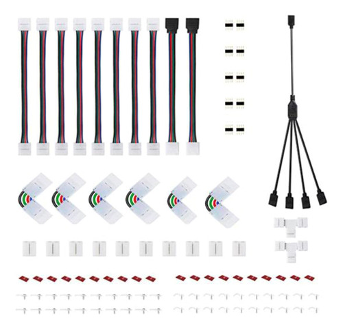 Kit De Conectores De Barra De Luz Led, Conector Led 5050 De