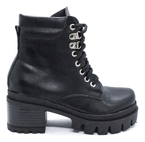 Borcegos Botitas Botas Taco Bella Delfina Urbana Mujer 669