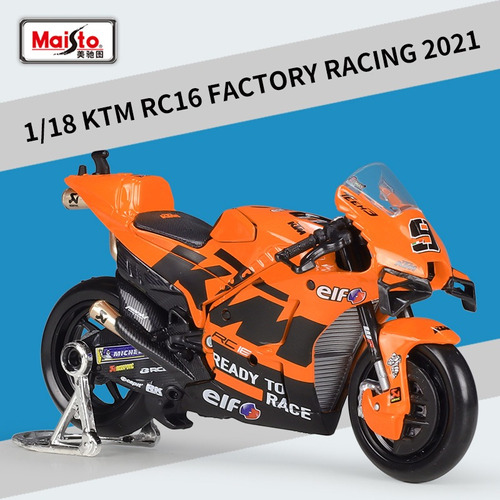 Miniatura 1:18 Motogp Yamaha Honda Ducati Redbull Ktm