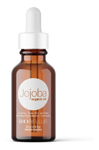 Jojoba Organic Oil X 30 Ml Biobellus - Aceite Piel Y Pelo