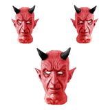 Mascara De Latex Premium De Lucifer Diablo Infierno