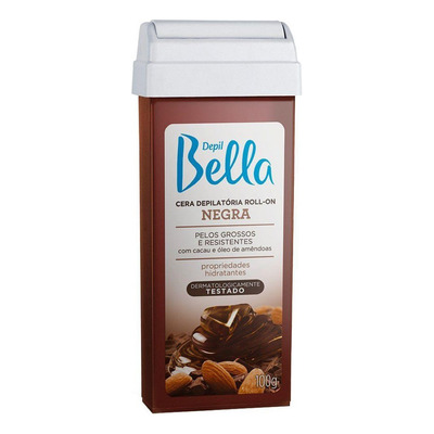 Refil Cera Depilatória Roll-on Depil Bella 100g Negra