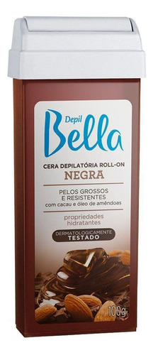 Refil Cera Depilatória Roll-on Depil Bella 100g Negra 