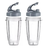 2 Vaso Nutribullet 32 Oz Con Tapa Gym To Go