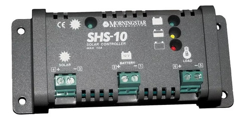 Controlador Solar De Carga Y Descarga 10a Shs-10 Morningstar