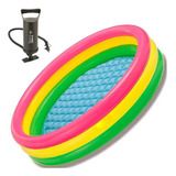 Piscina Inflable Intex 152x30cm Mediana Niño + Bomba Gratis!