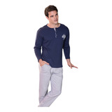 Pijama Hombre Interlock Invierno Bilbao Bianca Secreta 24564