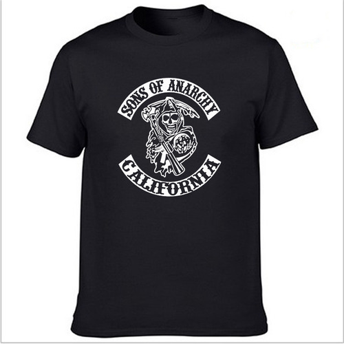 Camiseta Impressa Em 3d De Sons Of Anarchy