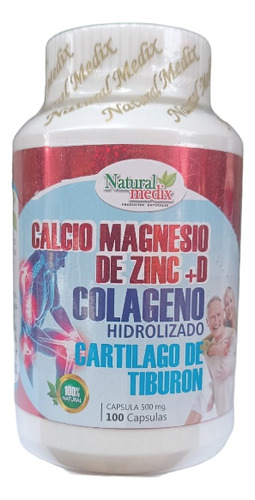 Calcio-magnesio-zinc-colágeno X100 - Unidad a $360