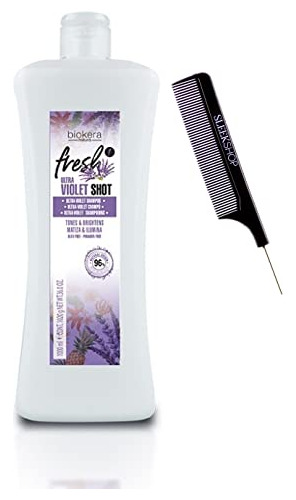 Peine Sleekshop + Salerm Biokera Natura Fresh Ultra Violet