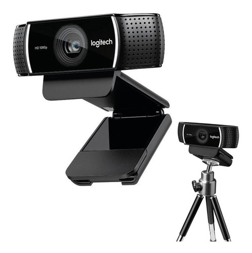 Camara Web Webcam Logitech Full Hd C922 Pro Stream + Tripode