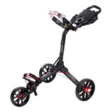 Bagboy Nitron Golf Push Cart, Black/red