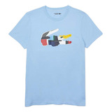 Playera Lacoste Blue Para Hombre