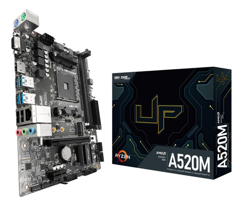 Placa Mãe Am4 Up Gamer A520m Hdmi/vga/m.2/ddr4