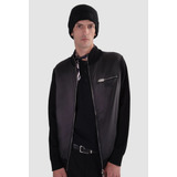 Campera Key Biscayne Tejida Cosmos Negro I24