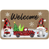 Tapete Decorativo De Navidad Para Puerta De Auto Con Diseo D