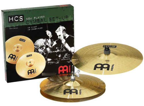 Paquete De 3 Platillos Crash-ride Y Hi-hat, Meinl Hcs1418