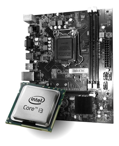 Kit Upgrade Intel Core I3 6ª 6100 + Placa Mãe H110 1151 
