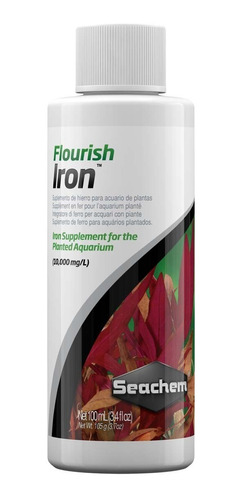 Seachem Flourish Iron 100ml Fertilizante Plantados Hierro