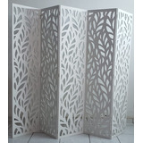 Biombo Com 5 Pétalas Pintado Mdf 9 Mm Casamento Decoração