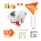 Kit 100 Mascarilla De Protección Facial Infantil Kn95