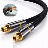 Cable De Audio De Fibra Óptica Digital Estéreo De 2 M