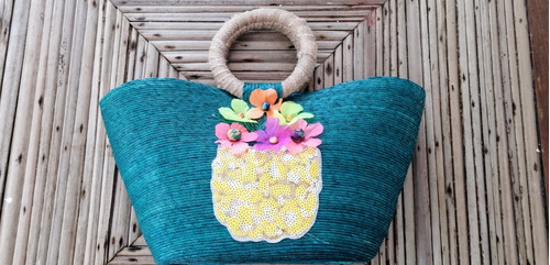 Bolsas De Playa En Palma Decoración Con Aplique