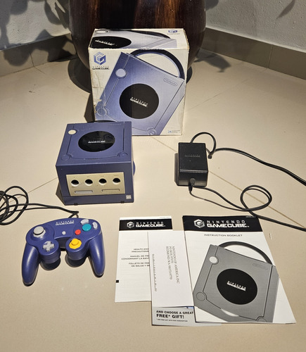 Console Nintendo Game Cube Na Caixa Completo Indigo