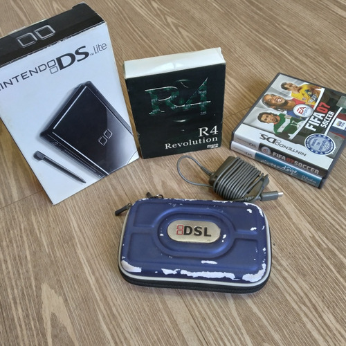 Nintendo Ds Lite Com R4 Impecavel Completo