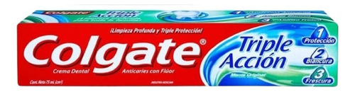 Pasta De Dientes Colgate Triple Acción 75g