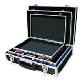 Maletín Caja De Herramientas X 3 Reforzado Aluminio Robust Color Negro/azul/rojo