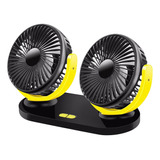 Ventilador Universal De Doble Cabezal Para Vehículos Car Big