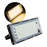 Réflector Luz Calida Led 50w (500)  Lupa , Para Interperie 