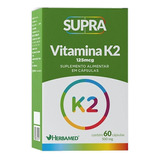 Supra Vitamina K2 120mg- 60 Cápsulas - Herbamed 