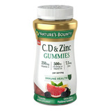 Vitamina C, D Y Zinc Nature's Bounty Sin Gluten 70 Gomitas Sabor Bayas De Cítricos