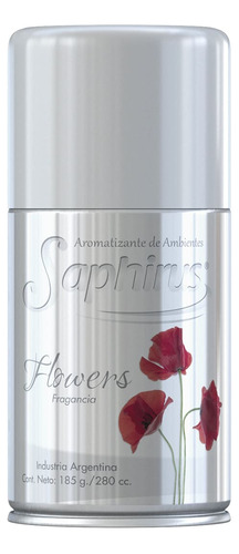 Saphirus Flowers Fragancias Aromatizador Ambiente Pack X 3 U