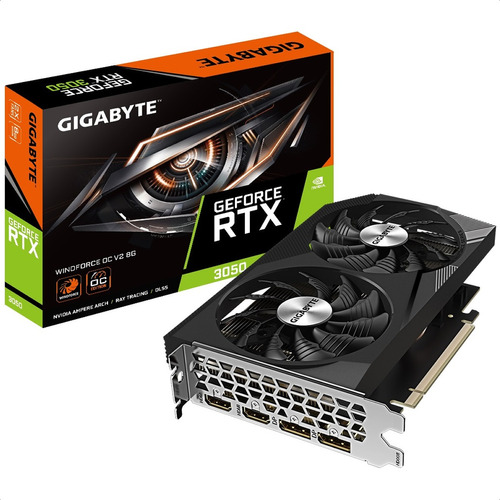 Tarjeta Video Nvidia Gigabyte Rtx 3050 Windforce Oc V2 8gb