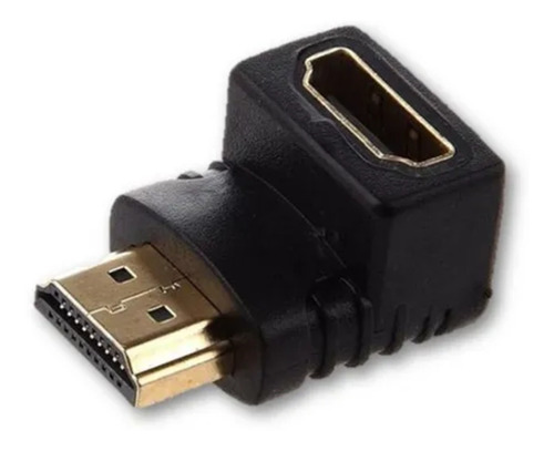 Adaptador Hdmi 90 Graus Curva Macho X Fêmea 1.4 P/ Tv Painel